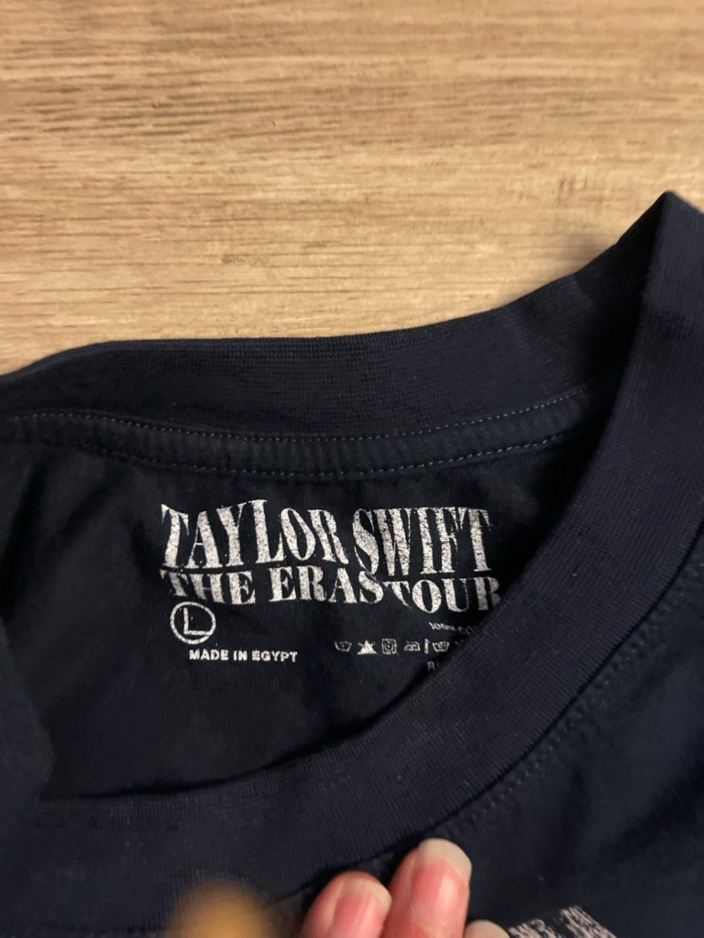 Official Taylor Swift The Eras Tour Long Sleeve T-Shirt Navy Blue Size L - Picture 4 of 7